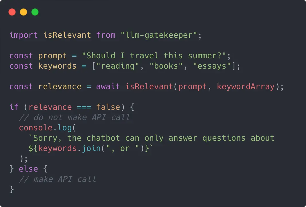 llm-gatekeeper screenshot